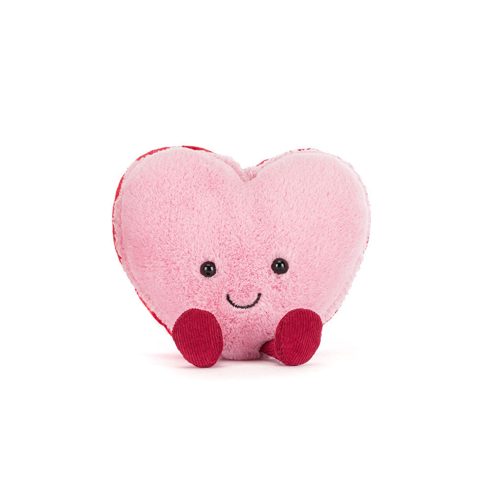 Jellycat Amuseables Colette Heart Macaron Red