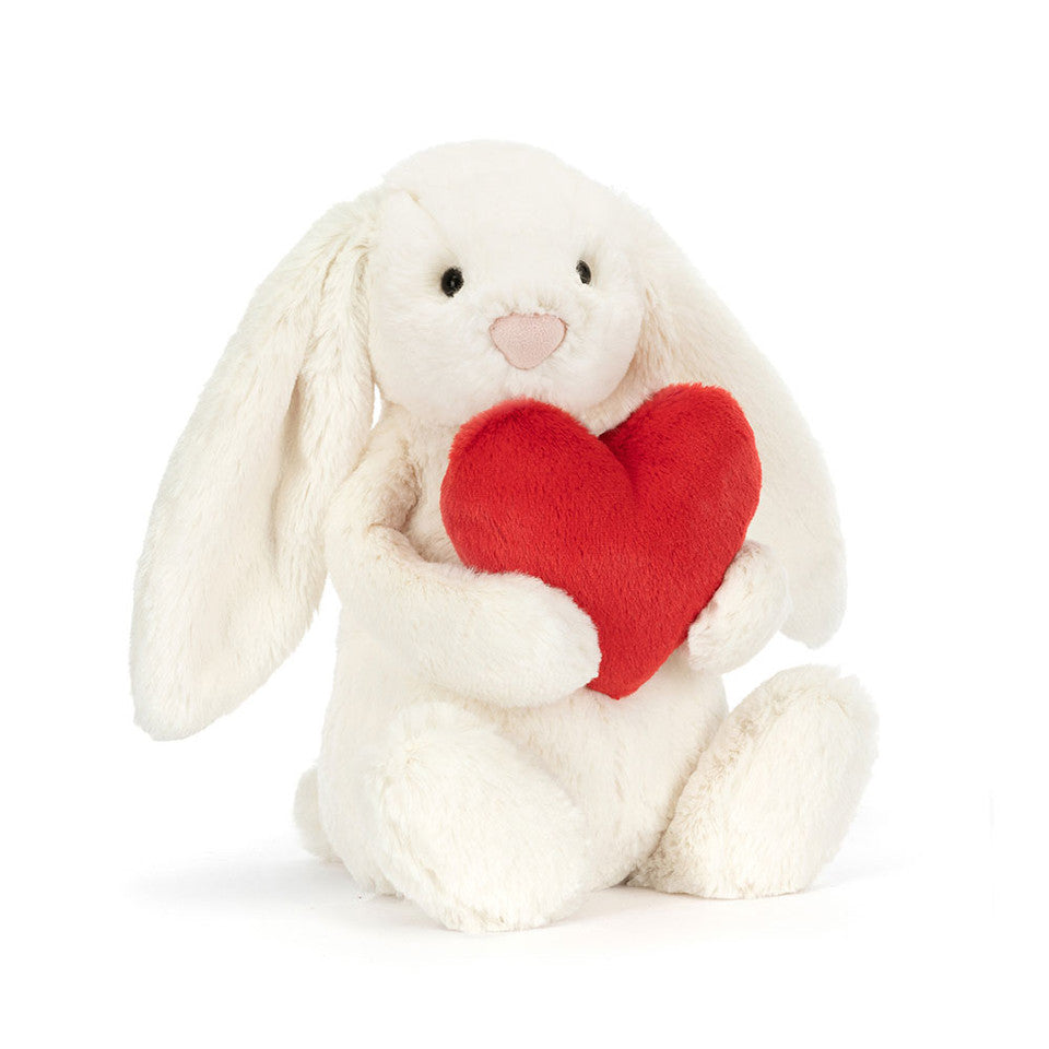 Jellycat Bashful Red Heart Bunny