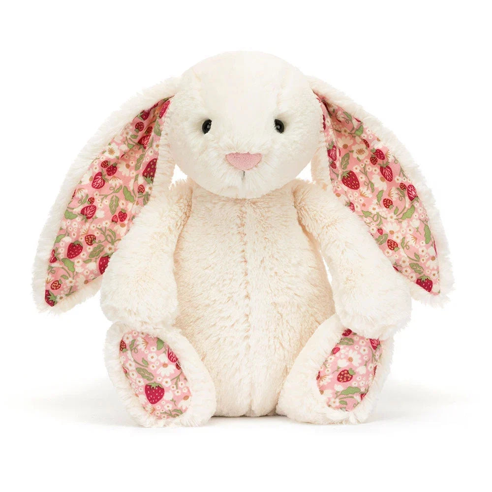 Jellycat Blossom Cream Bunny 'Berry' (Medium)