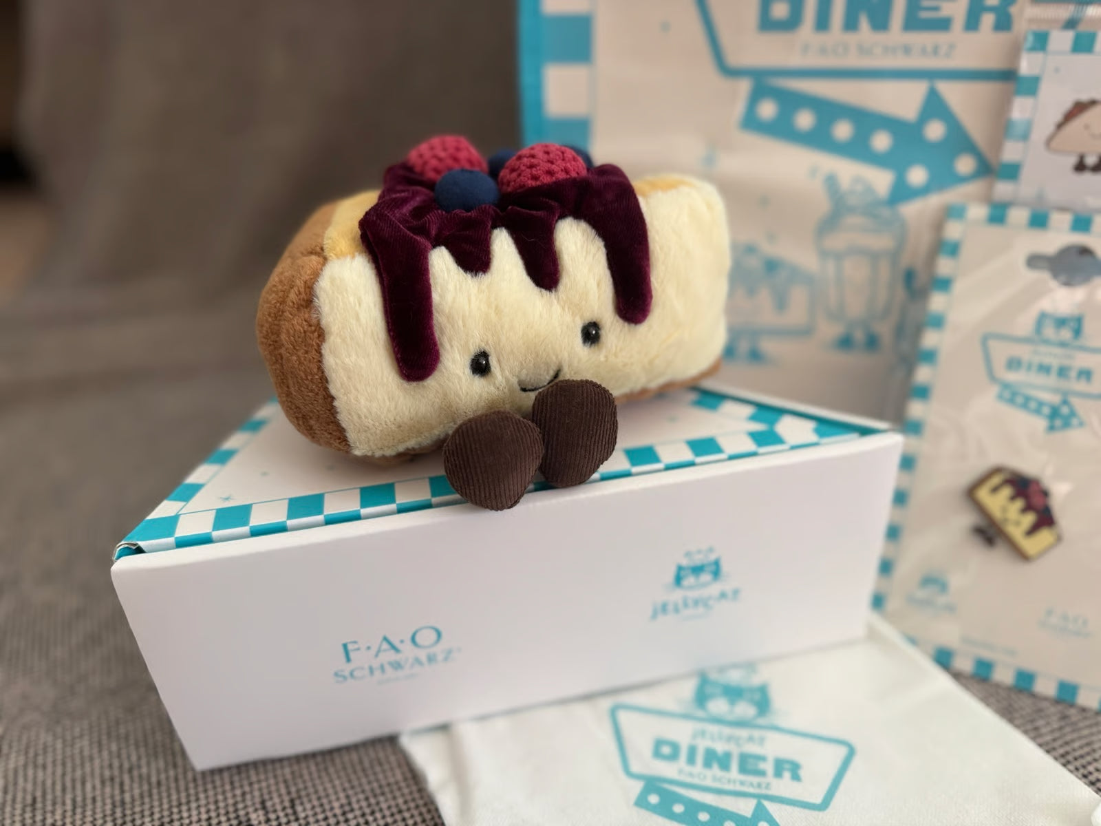 Jellycat Diner Cheesecake Set