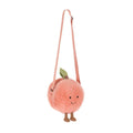 Amuseables Peach Shoulder Bag by Jellycat